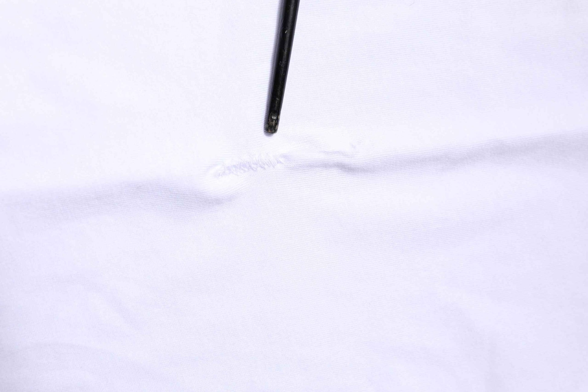 White Cotton Logo Patch Crew Neck T-shirt