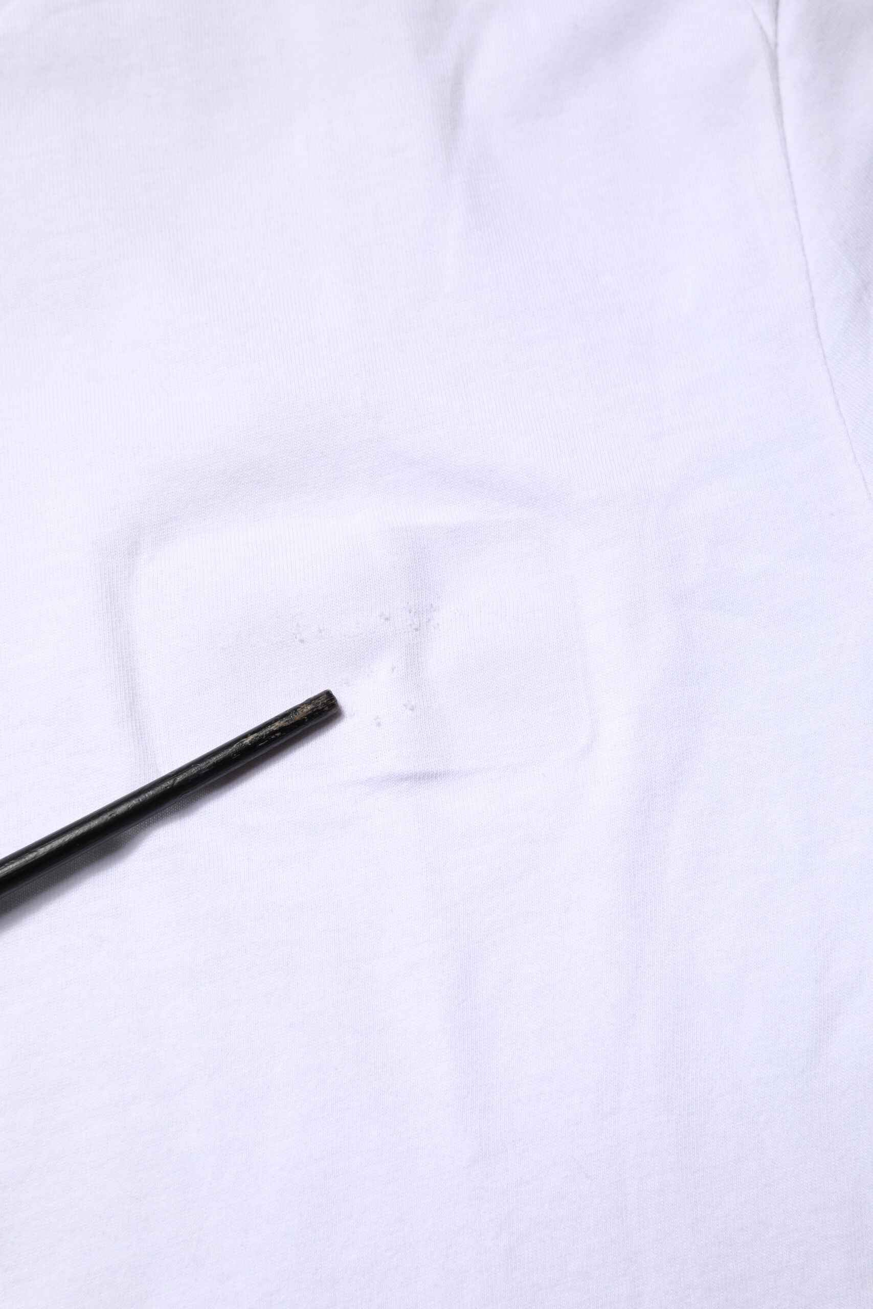 White Cotton Crew Neck Short Sleeves T-shirt
