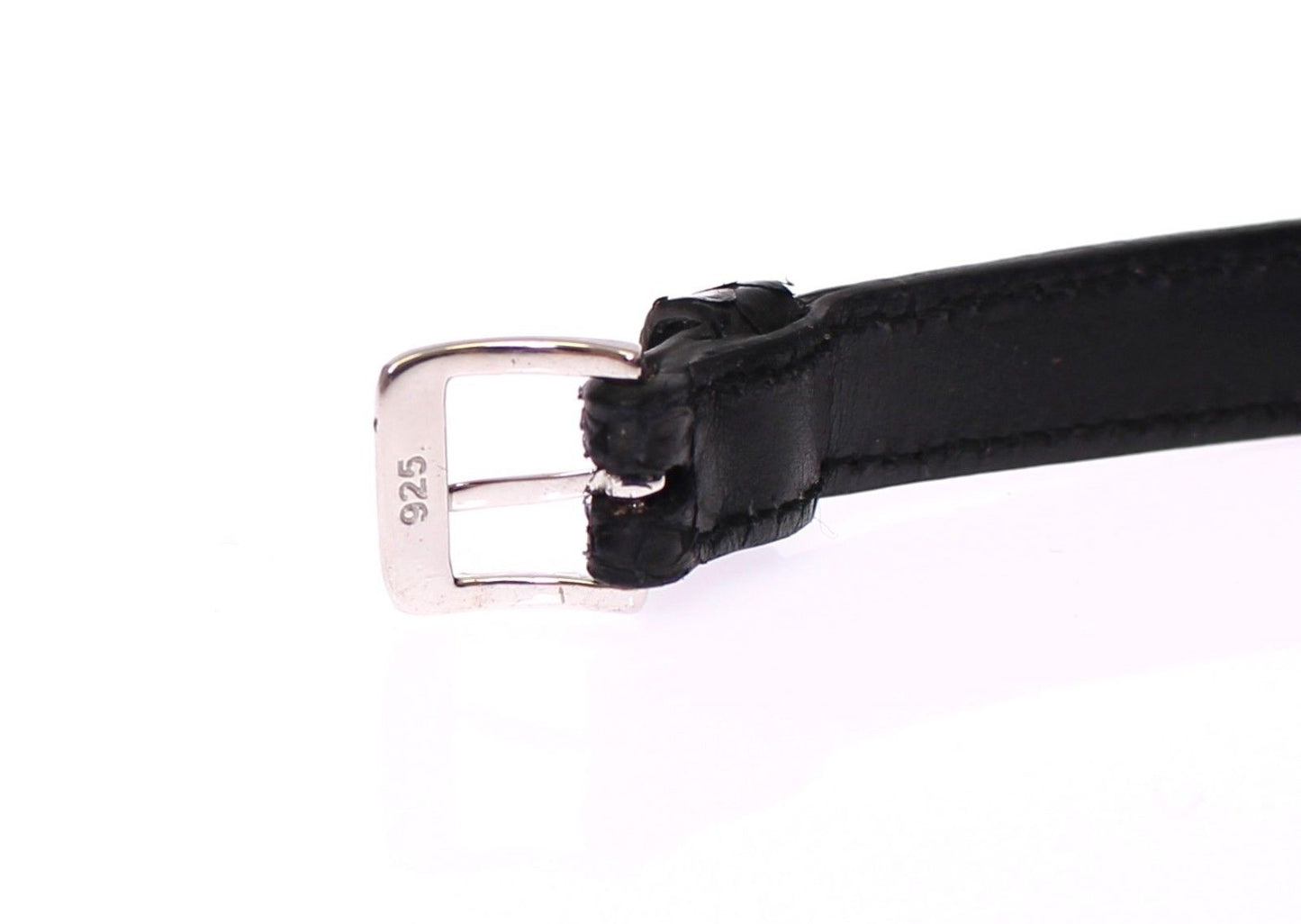 Snakeskin CZ LOVE 925 Silver Bracelet Nialaya