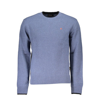 Blue Tessuto Men Sweater