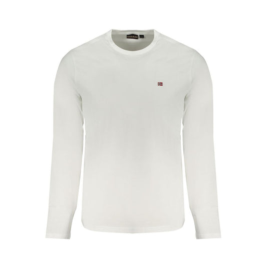 White Cotton Men T-Shirt