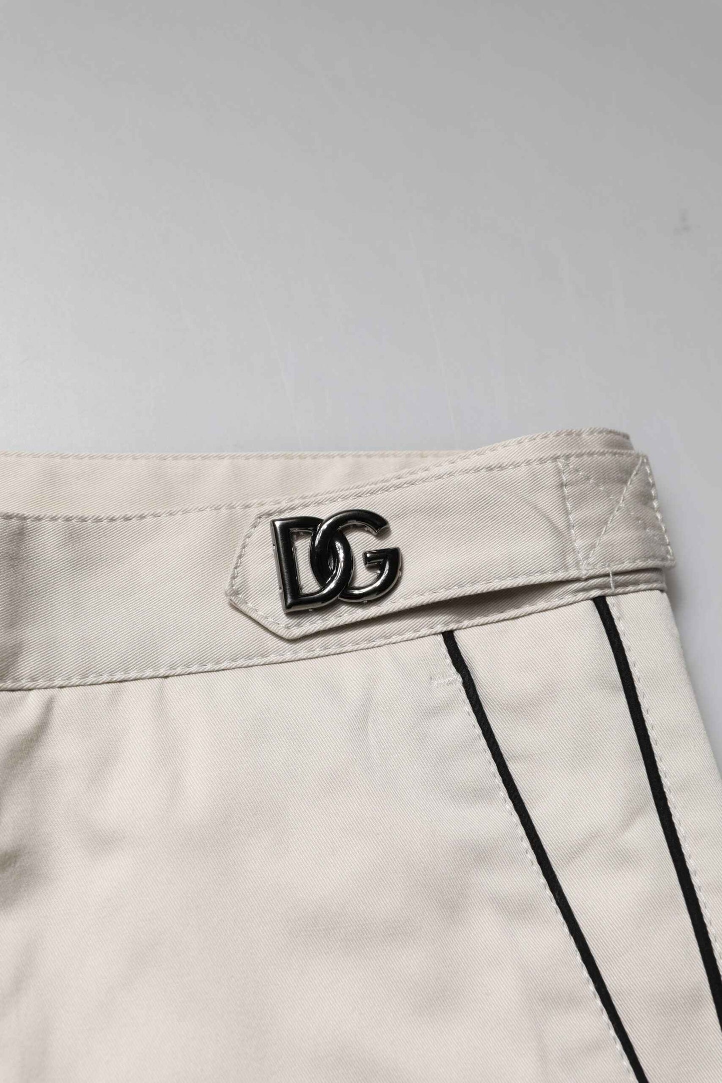 White Cotton Dress Slim Formal Pants