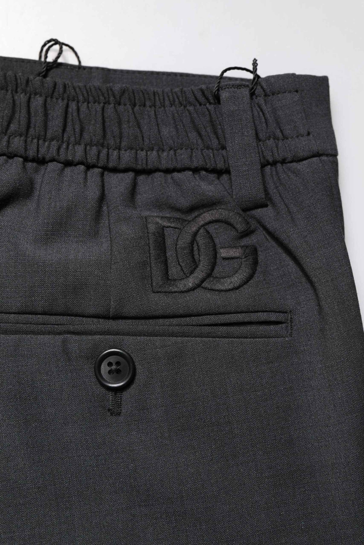 Black Wool Dress Slim Formal Pants