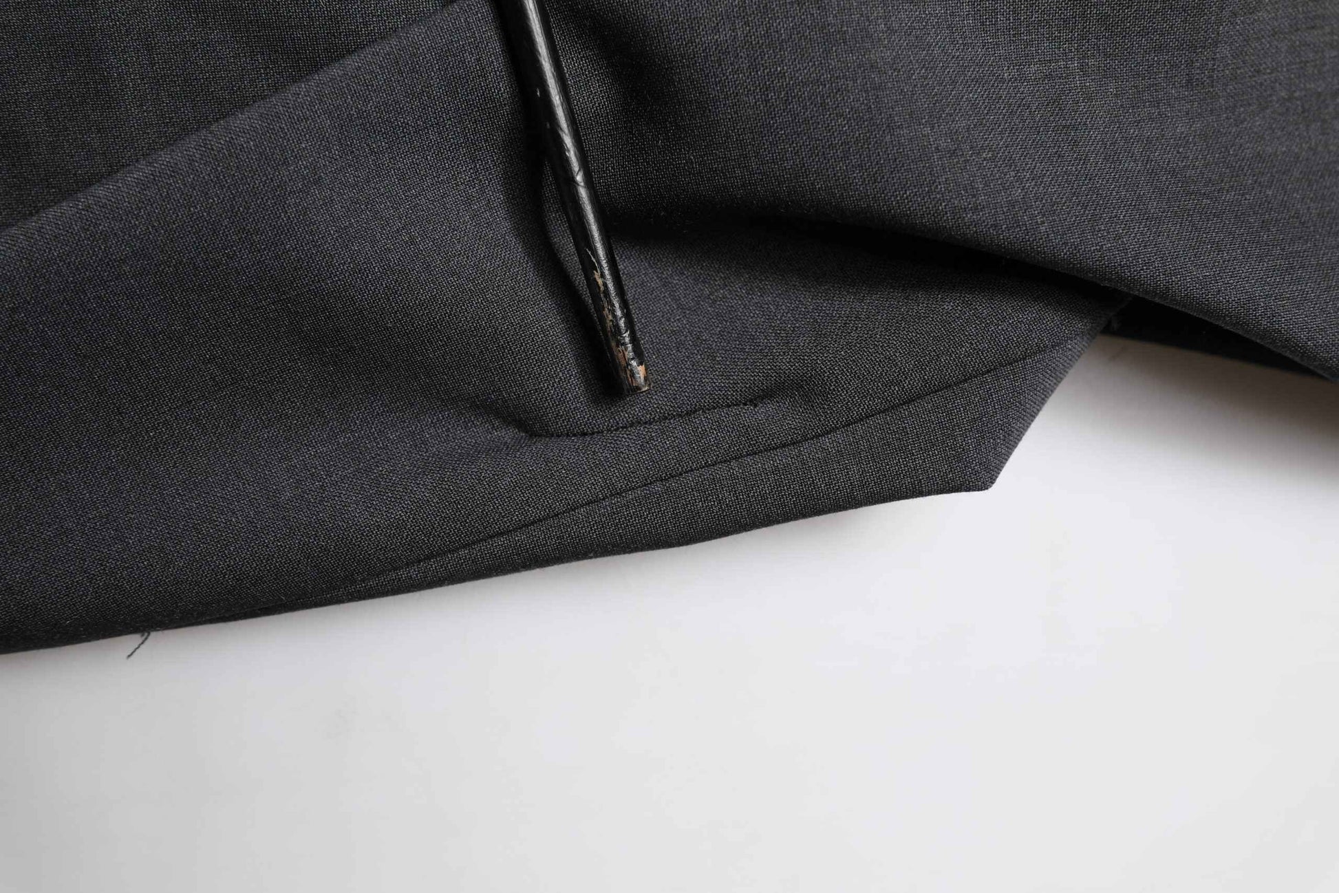 Black Wool Dress Slim Formal Pants