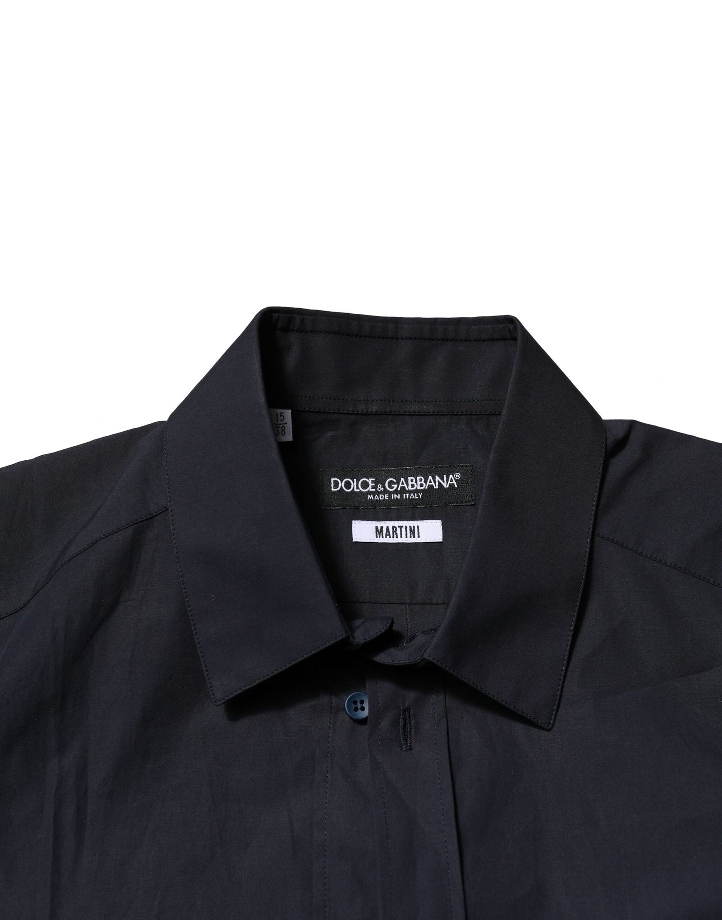 Dark Blue MARTINI Cotton Dress Formal Shirt