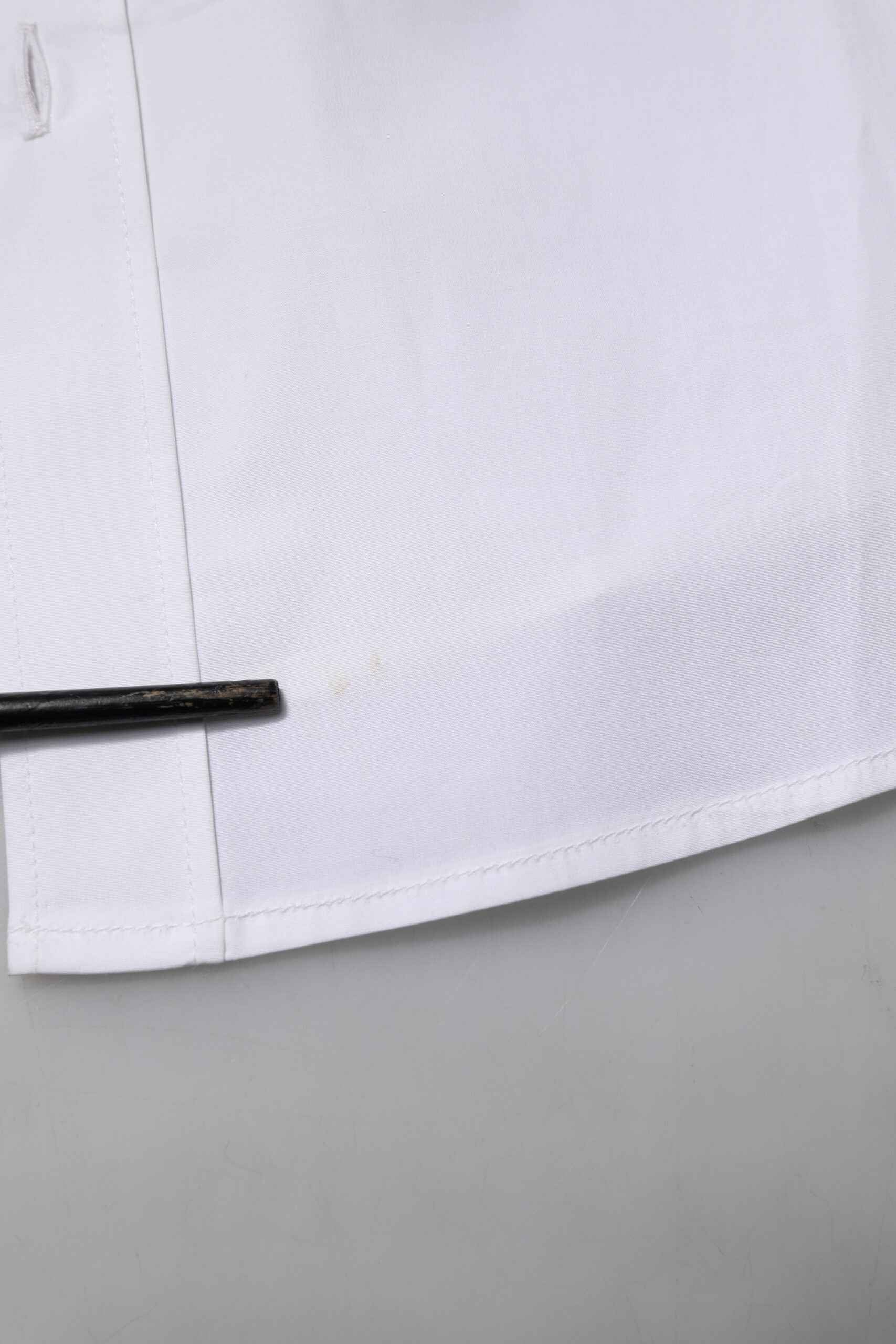 White Cotton Long Sleeves Dress Formal Shirt