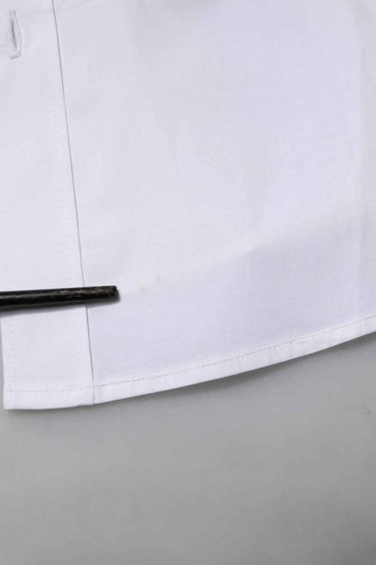 White Cotton Long Sleeves Dress Formal Shirt