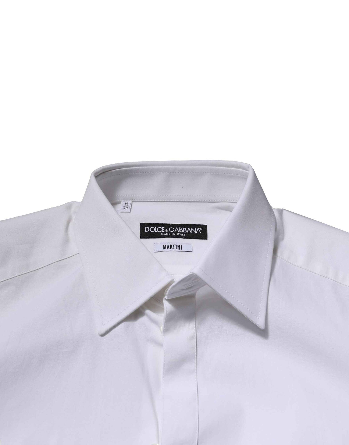White MARTINI Long Sleeves Dress Formal Shirt