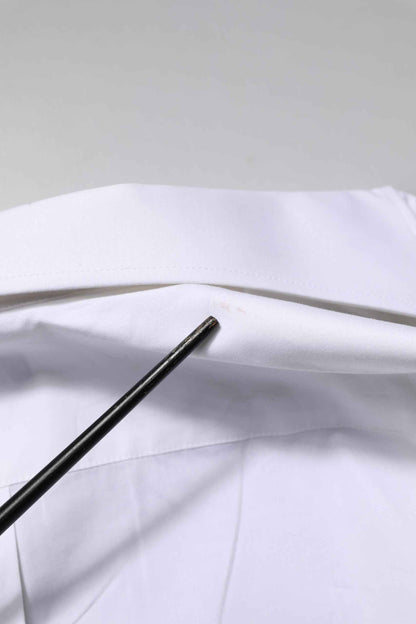 White MARTINI Long Sleeves Dress Formal Shirt