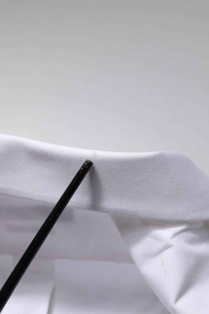 White MARTINI Long Sleeves Dress Formal Shirt