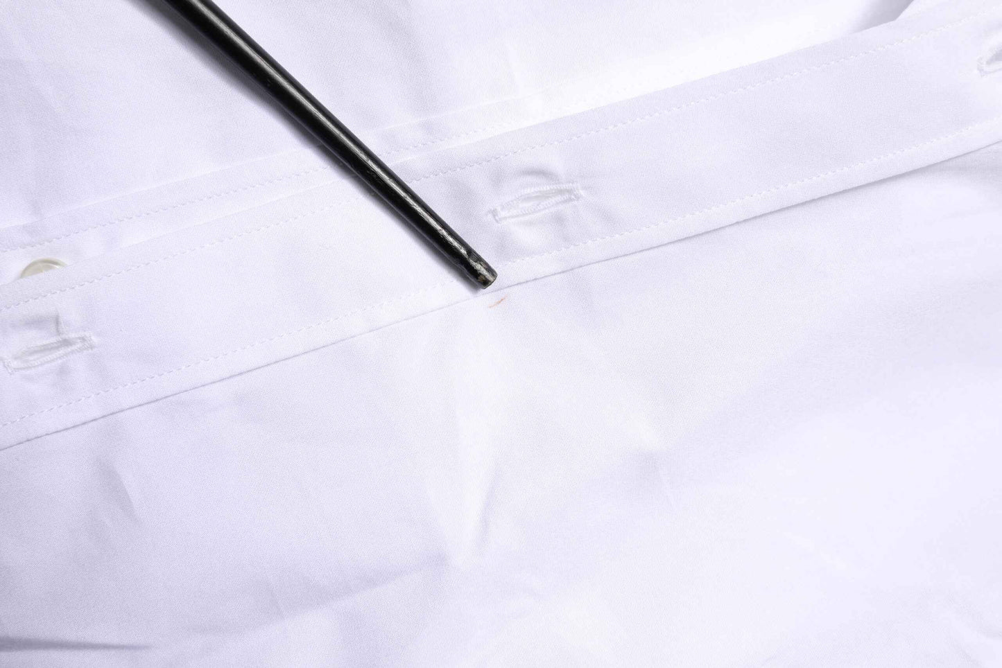White Cotton GOLD Long Sleeves Formal Shirt