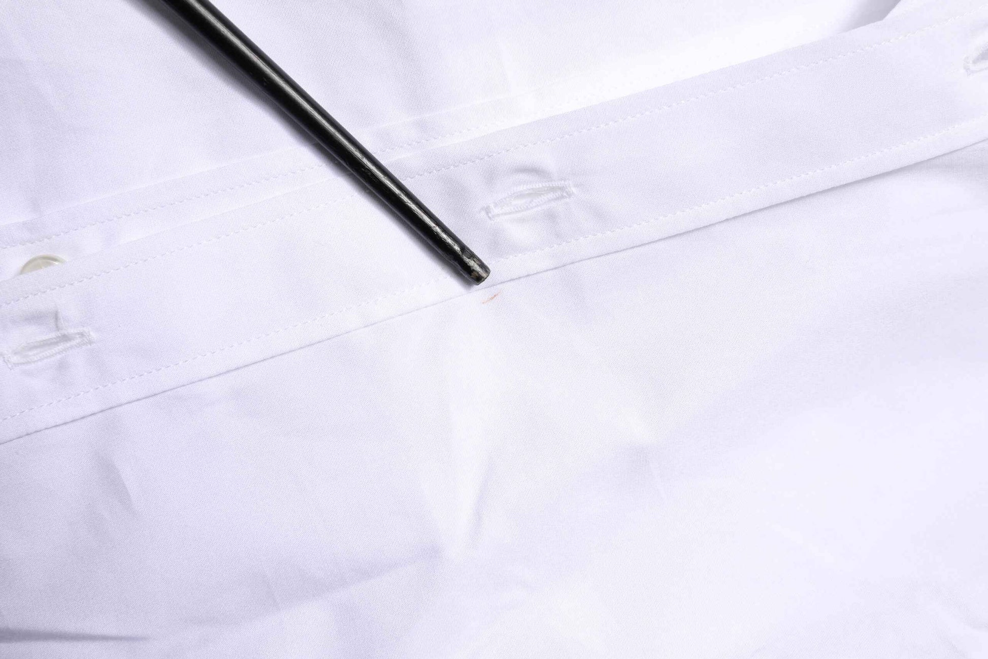 White Cotton GOLD Long Sleeves Formal Shirt