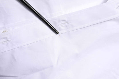 White Cotton GOLD Long Sleeves Formal Shirt