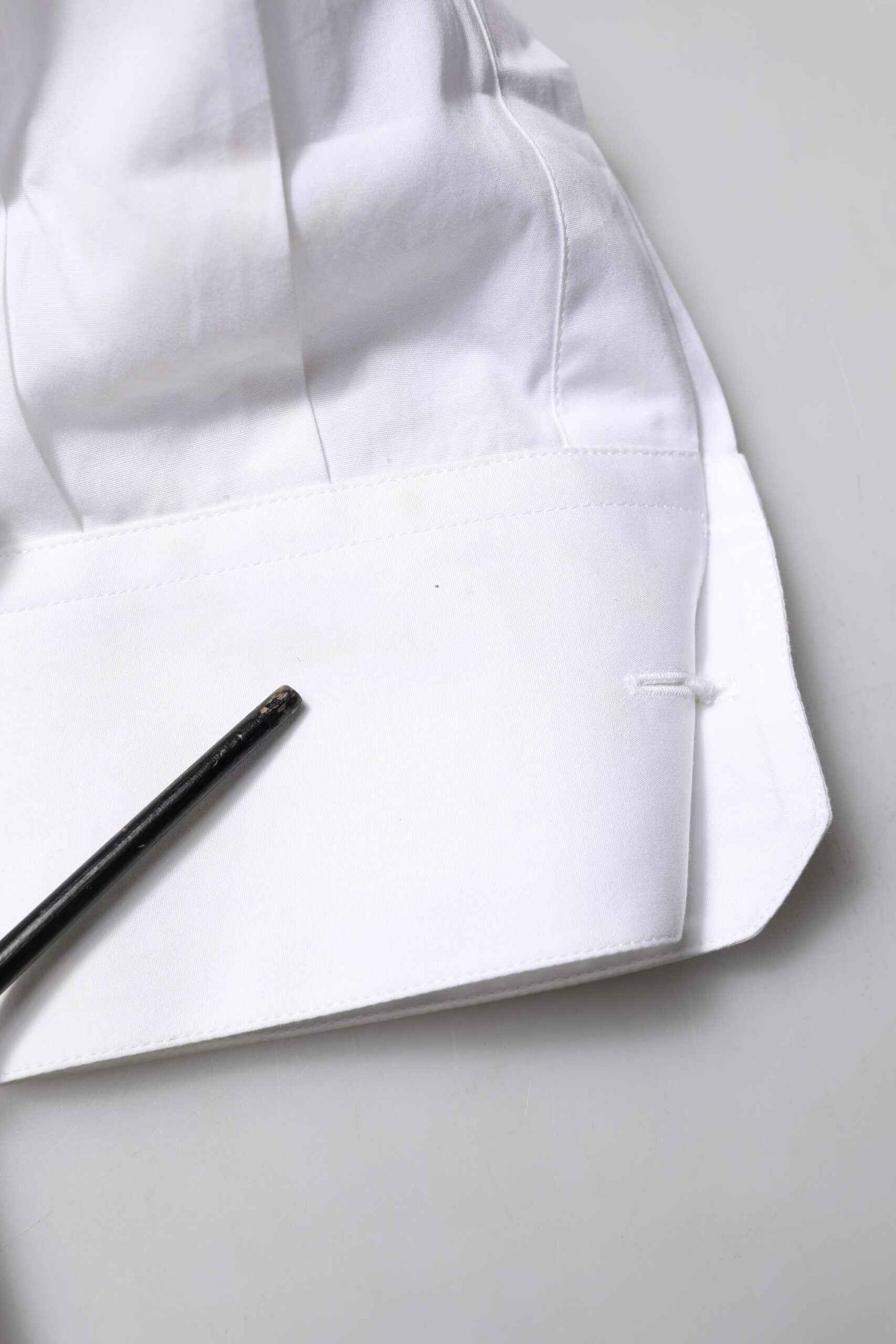 White GOLD Bib Poplin Dress Men Formal Shirt