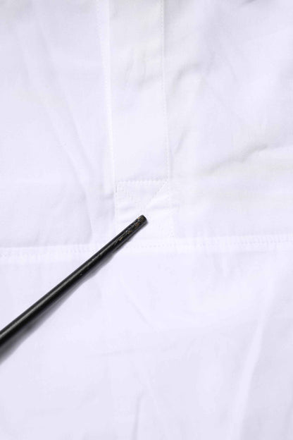 White Poplin Cotton Formal Men Dress Shirt