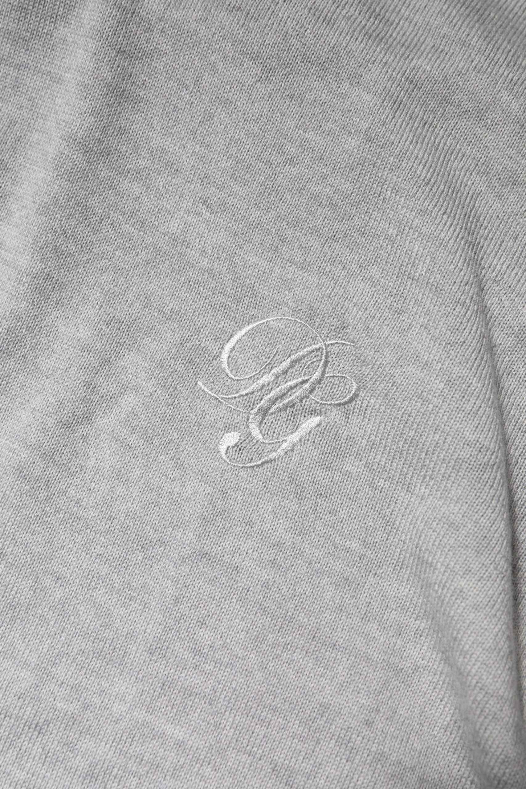 Gray Long Sleeve Turtleneck Pullover Sweater