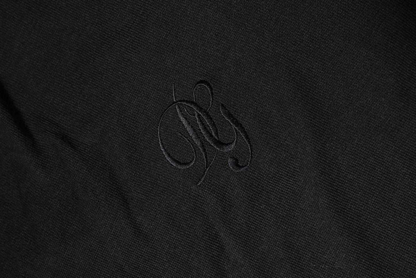 Black Cotton DG Logo Men Sweatshirt Sweater