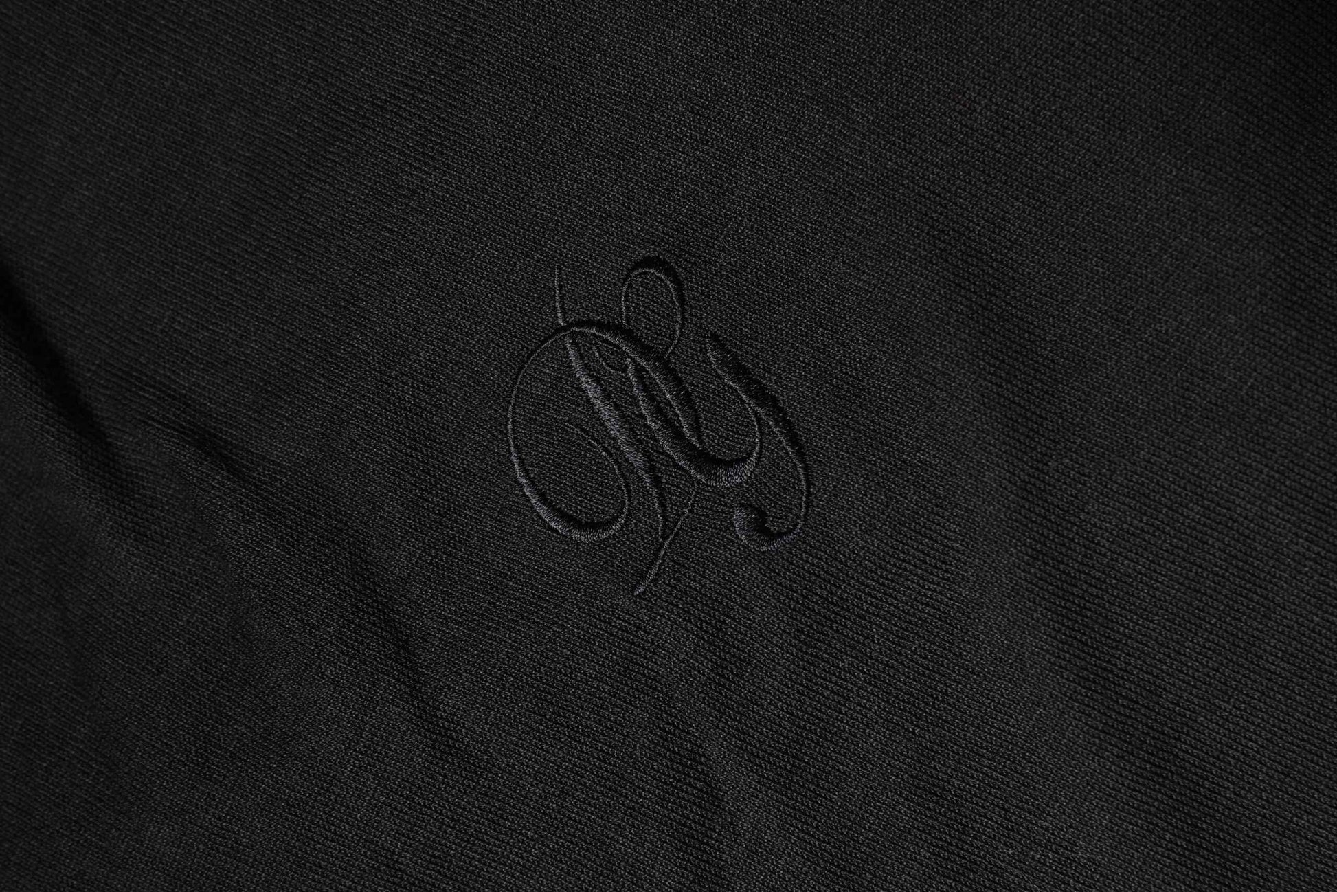 Black Cotton DG Logo Men Sweatshirt Sweater