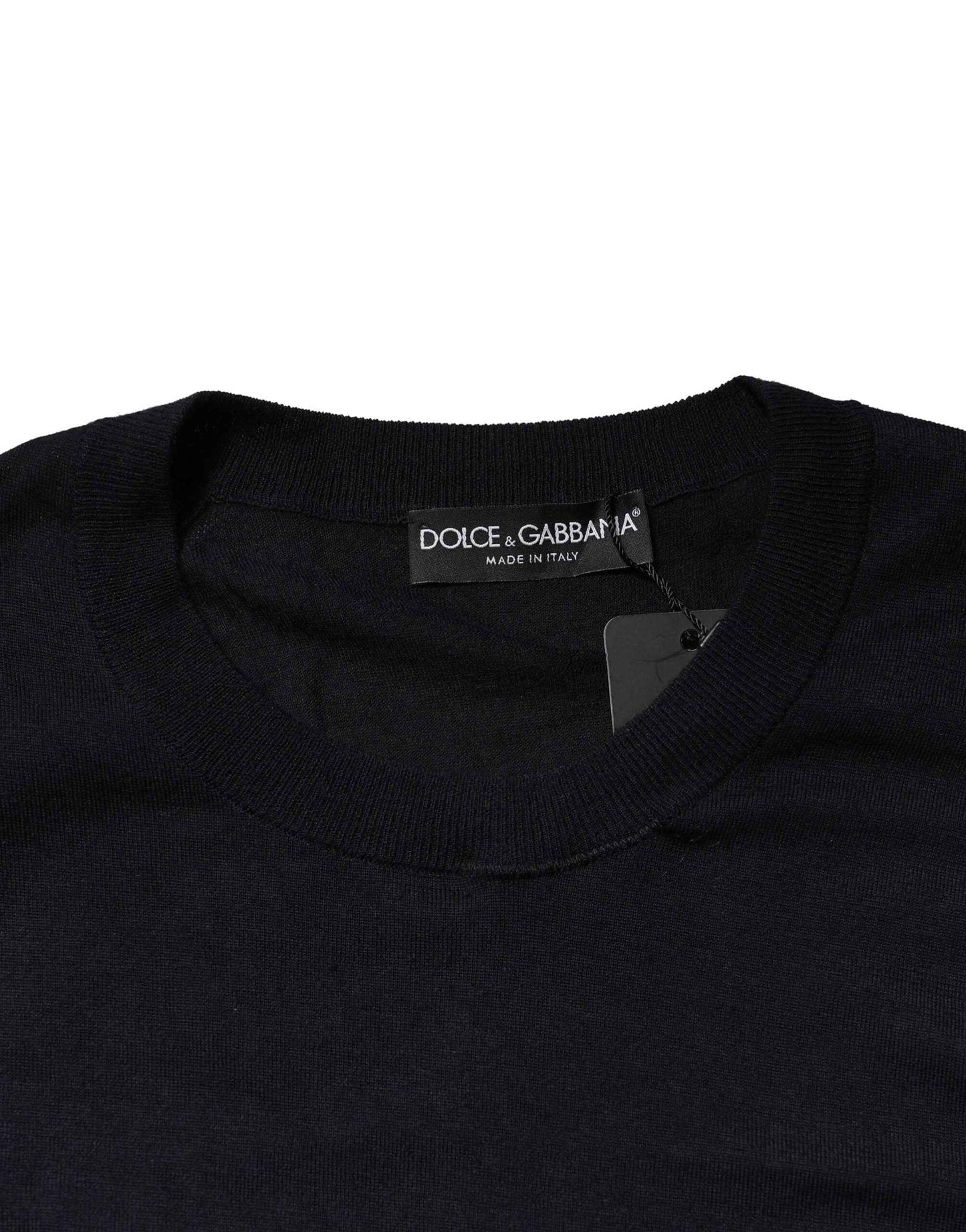 Black Long Sleeve CrewNeck Pullover Sweater