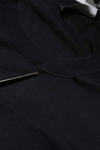 Black Long Sleeve CrewNeck Pullover Sweater