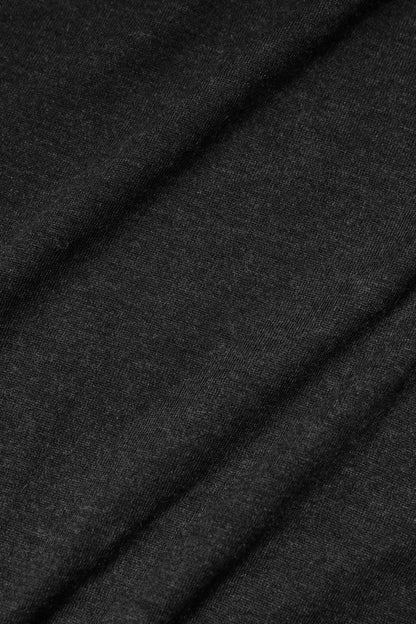 Gray Long Sleeve Crew Neck Pullover Sweater