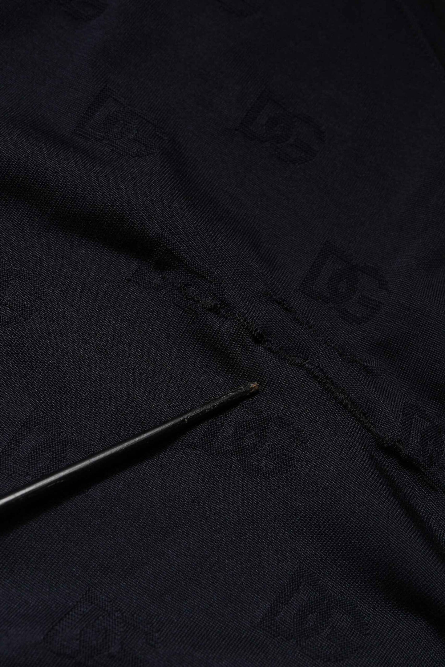 Black Silk Crew Neck Sweatshirt Sweater