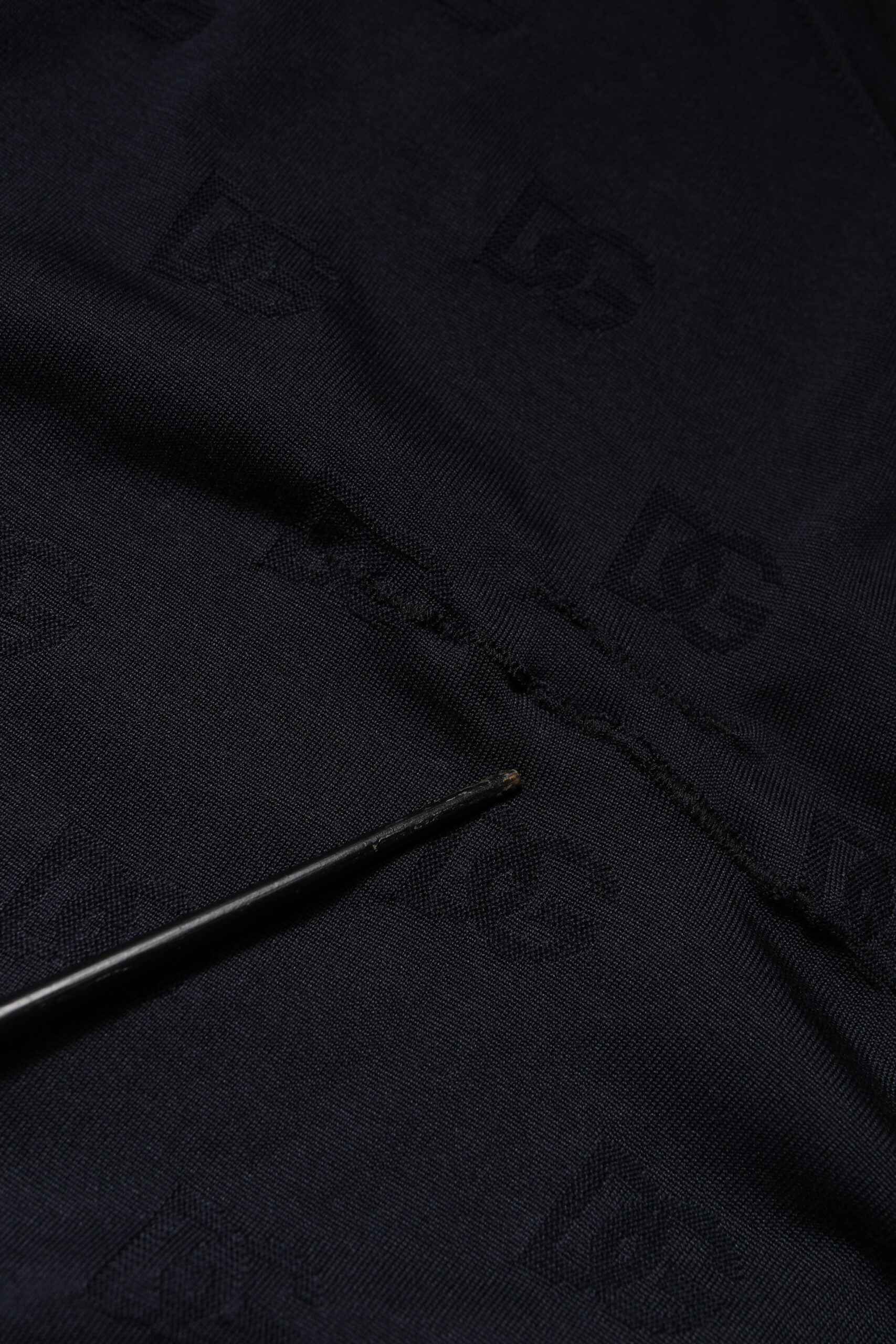 Black Silk Crew Neck Sweatshirt Sweater