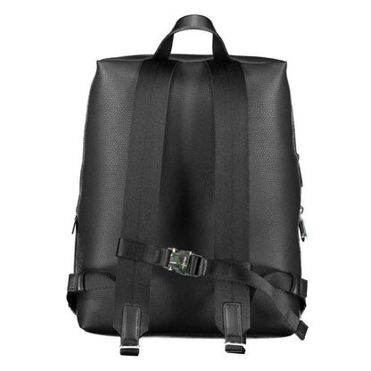 Nero Polyester Men Backpack