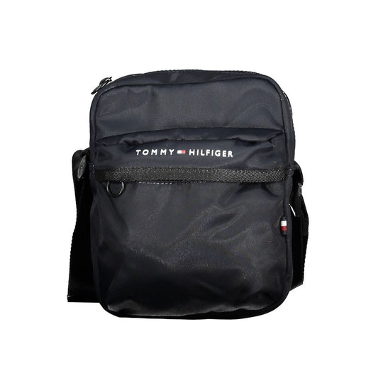 Blue Polyester Men's Shoulder Bag