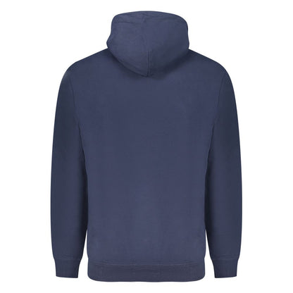 Blue Cotton Men Sweatshirt