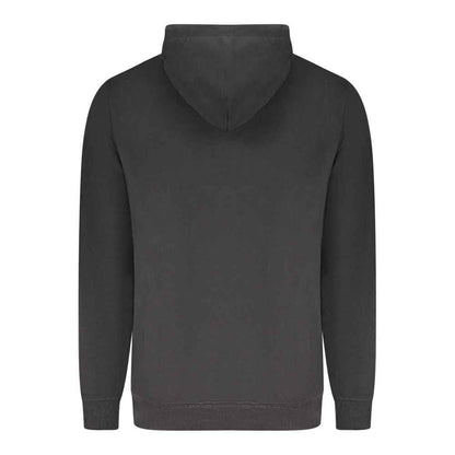 "Black Cotton Men's Hoodie"