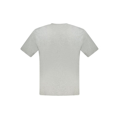 Gray Cotton Men's T-Shirt
