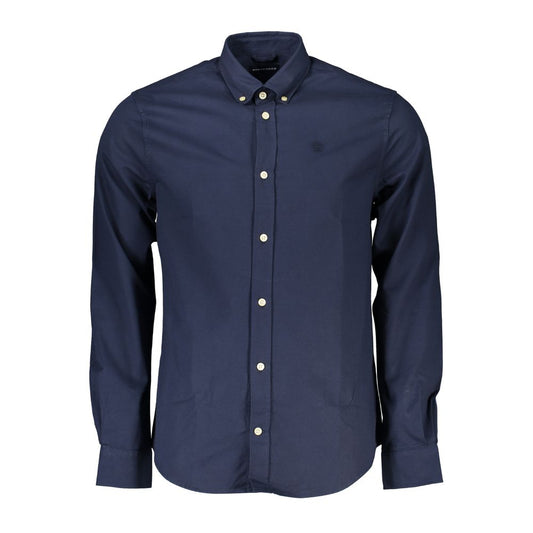 White Cotton Men Shirt