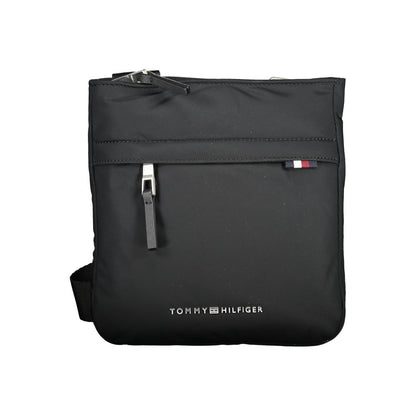 Black Polyurethane Women Shoulder Bag