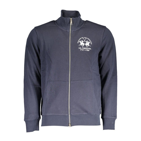 Blue Cotton Men's Sweatshirt
