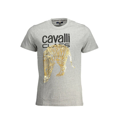 Grigio Cotton Men T-Shirt