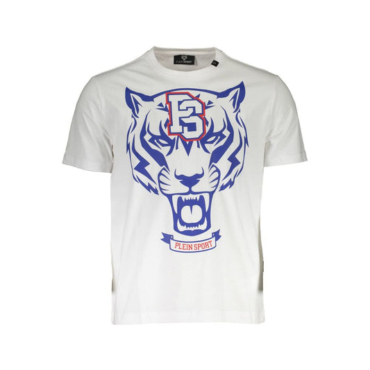 White Cotton Men's T-Shirt