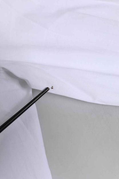 White Cotton GOLD Long Sleeves Formal Shirt