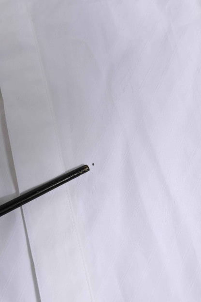 White Cotton GOLD Long Sleeves Formal Shirt