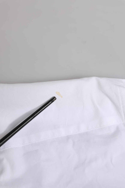 White Cotton MARTINI Long Sleeve Formal Shirt
