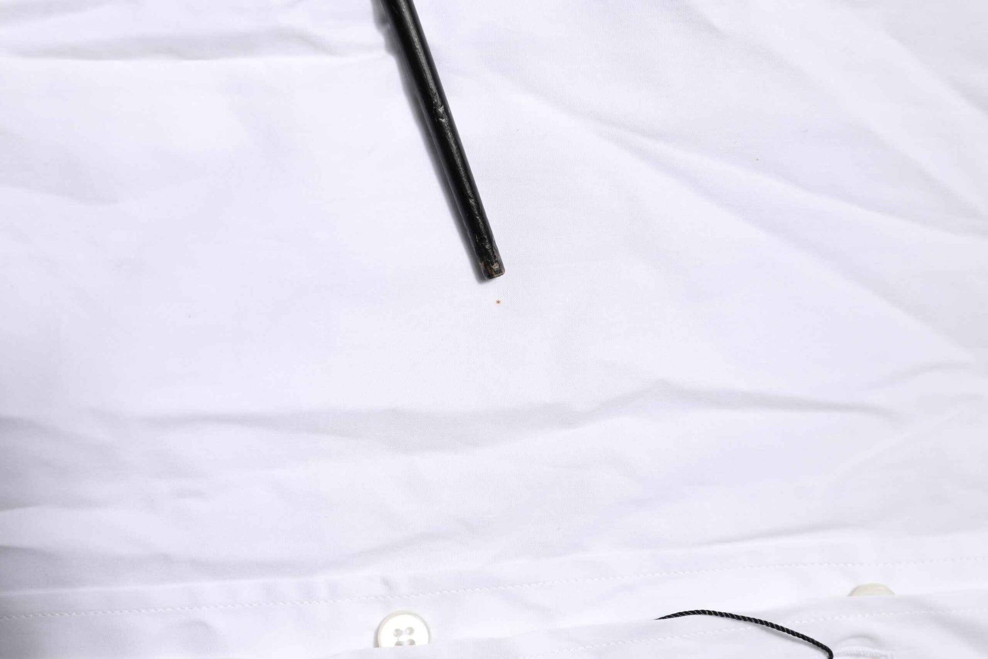 White Cotton GOLD Long Sleeves Formal Shirt
