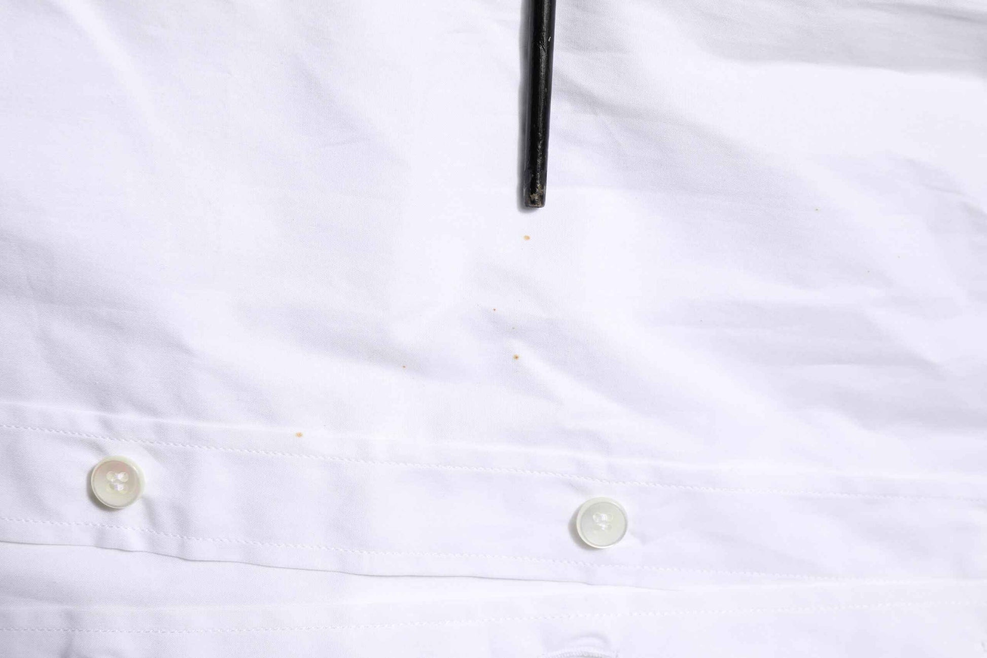 White Cotton GOLD Long Sleeves Formal Shirt