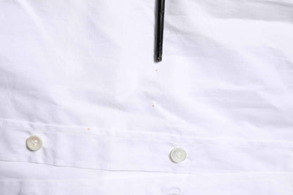 White Cotton GOLD Long Sleeves Formal Shirt