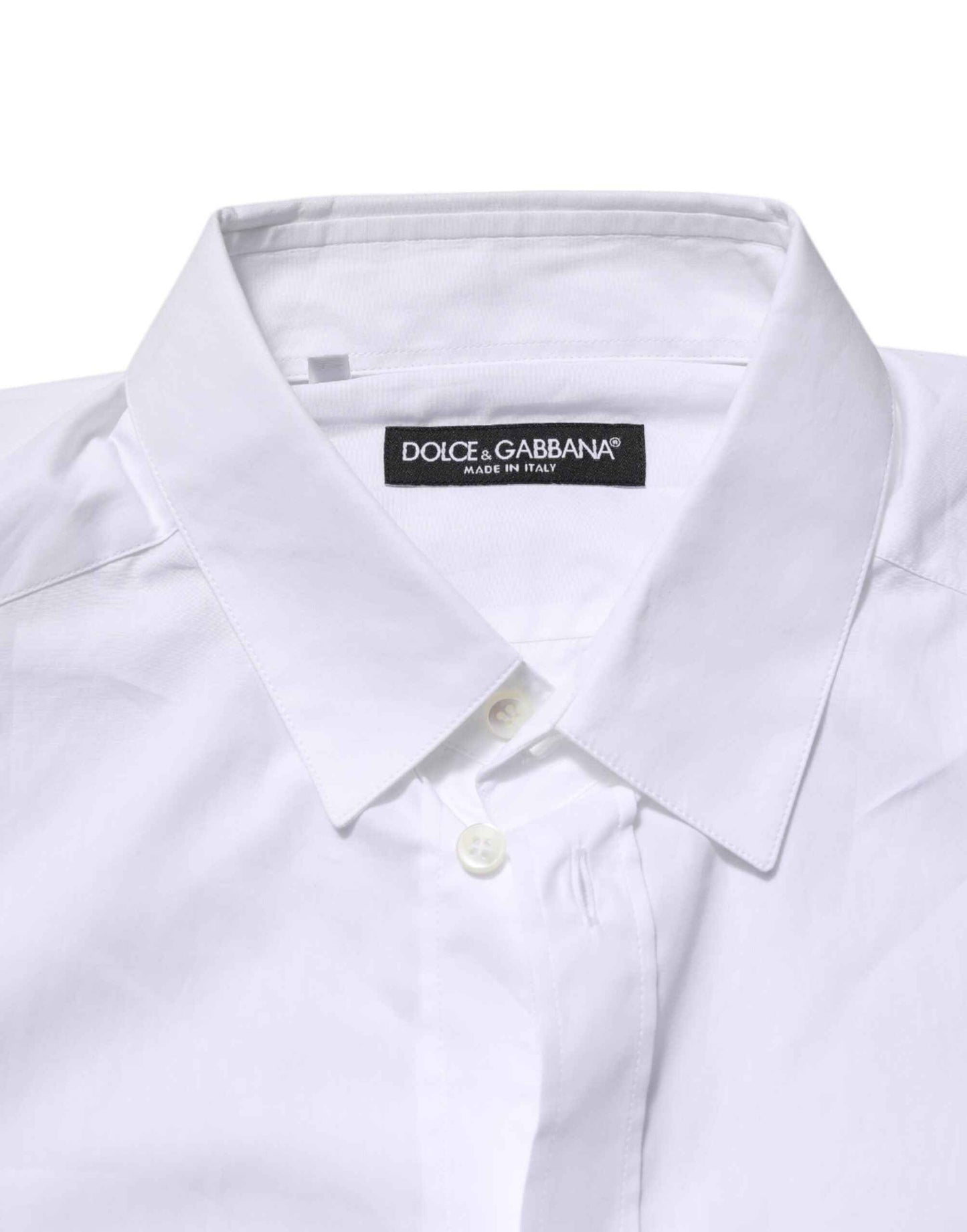 White Collared Long Sleeves Dress Formal Shirt