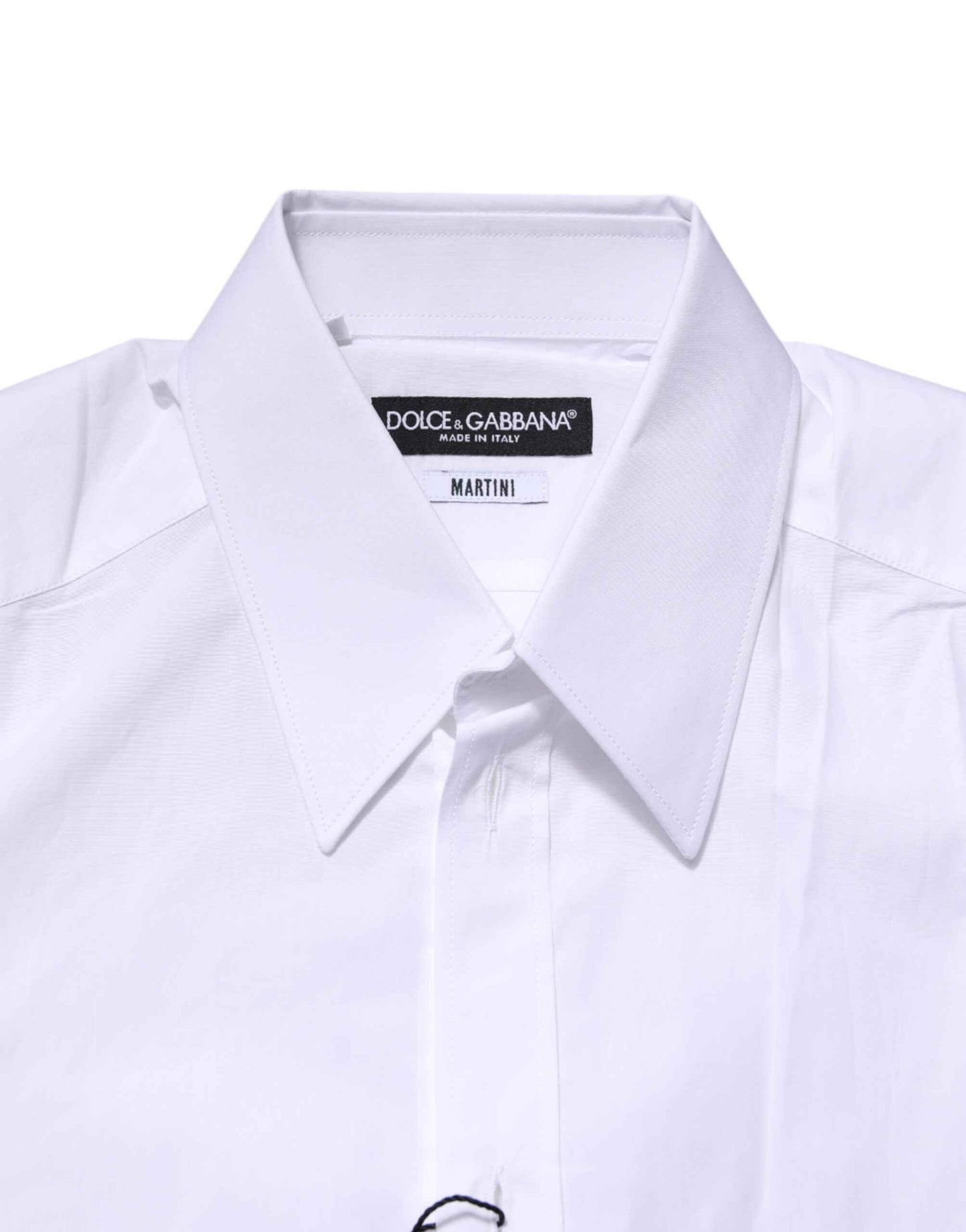 White MARTINI Long Sleeves Dress Formal Shirt