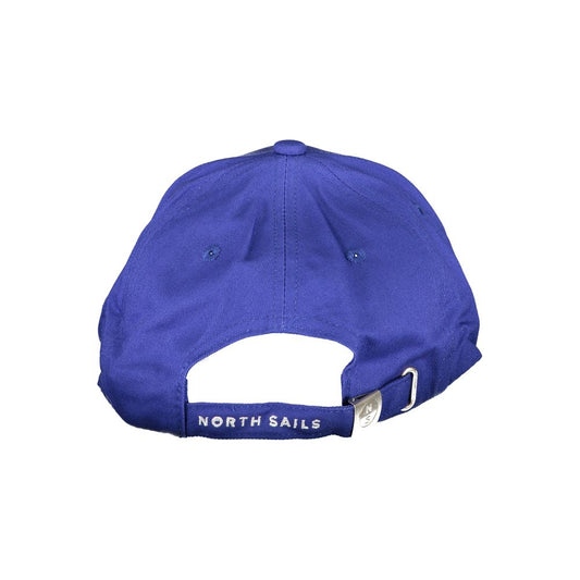 Blue Cotton Men Polo