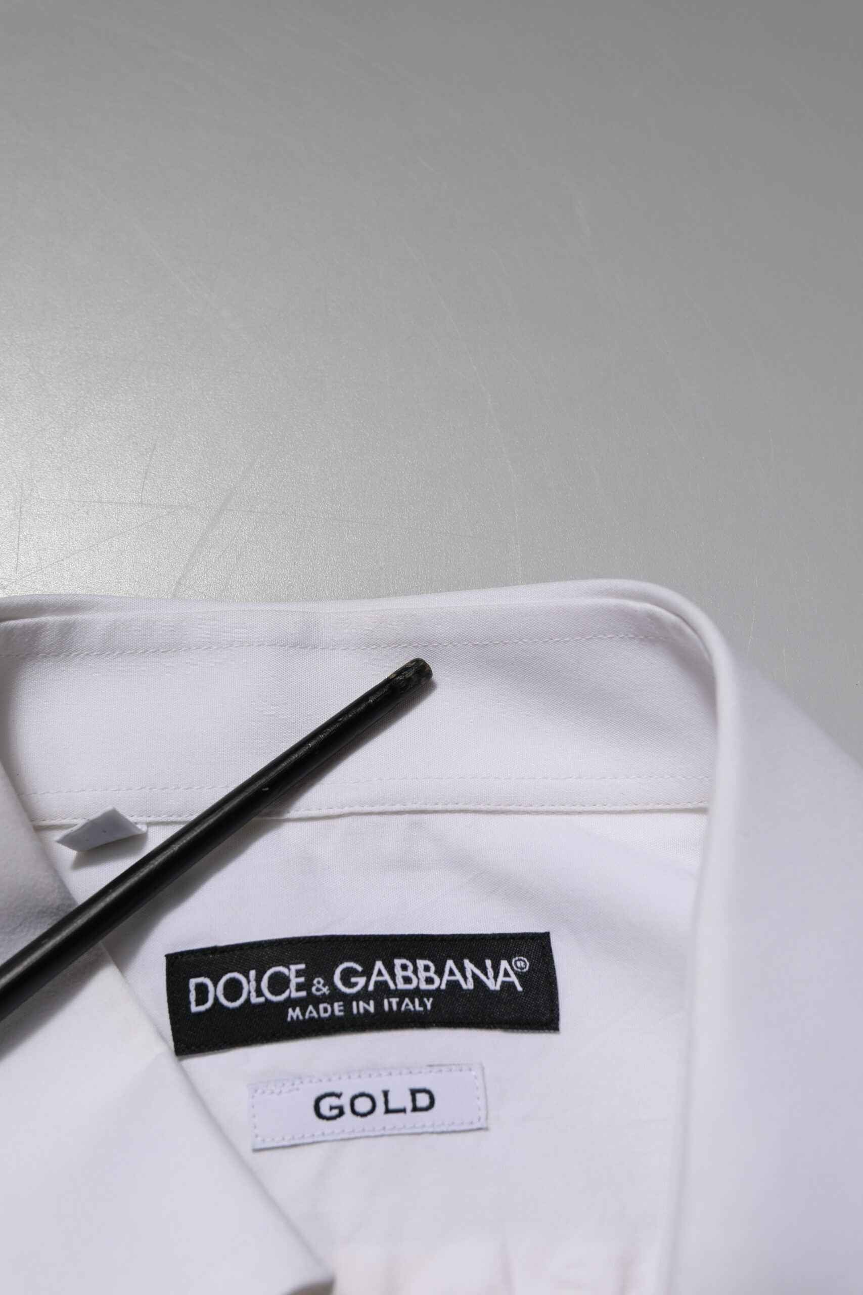 White GOLD Cotton Poplin Dress Formal Shirt