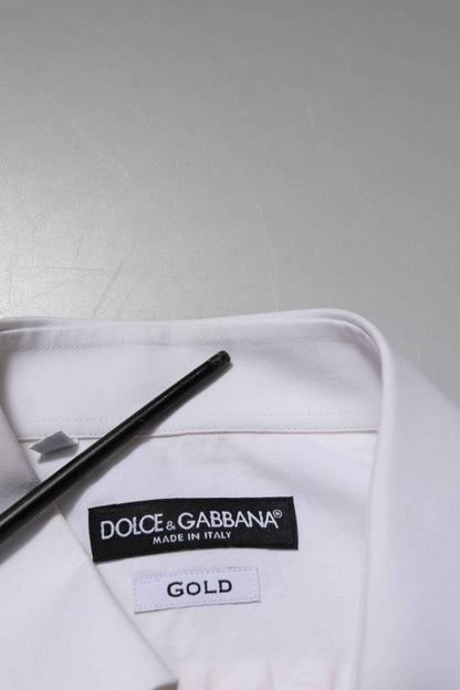 White GOLD Cotton Poplin Dress Formal Shirt
