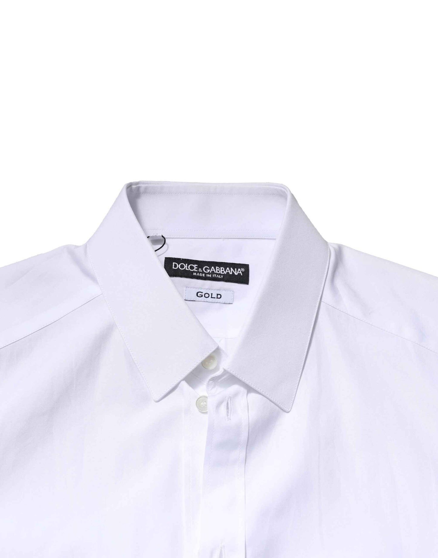White GOLD Cotton Long Sleeves Men Formal Shirt