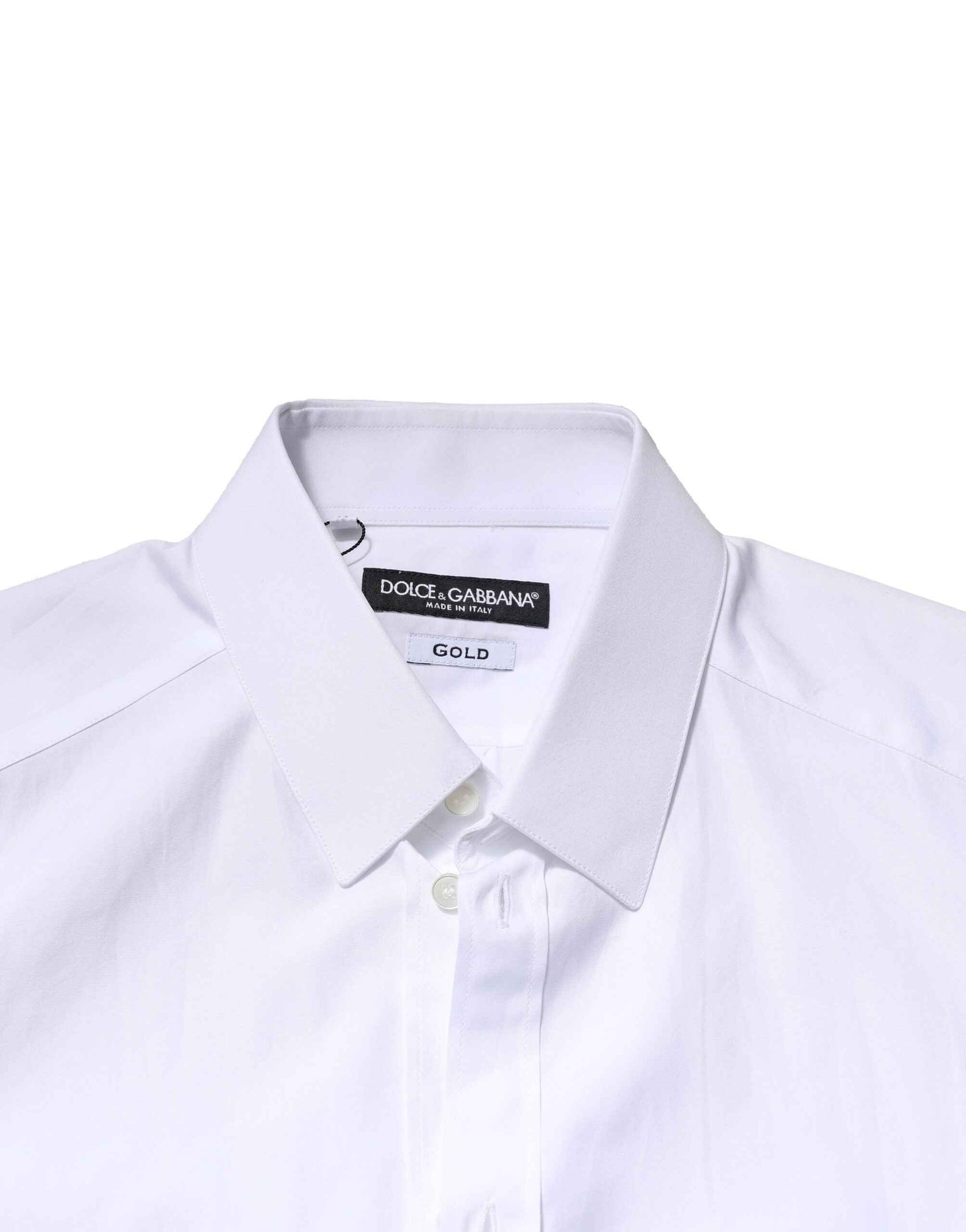 White GOLD Cotton Long Sleeves Men Formal Shirt